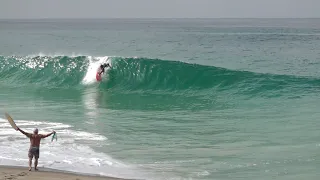 Surfing LOGS in shorebreak, Wedge madness & more! - 100% RAW Footage