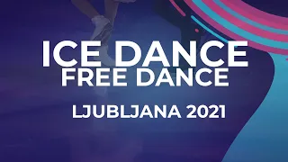 Anna SIMOVA / Kirill AKSENOV SVK | ICE DANCE FREE DANCE | Ljubljana Week 5 #JGPFigure