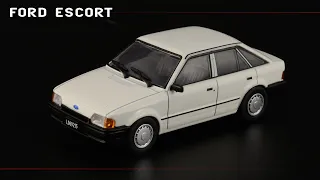 1980-е, ABS и новый двигатель: Ford Escort GL Mk IV 1986 • Масштабные модели автомобилей 1:43