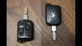 Peugeot 607 key fob battery replacement - EASY DIY