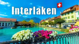 Interlaken, Switzerland [HD] Amazing Summer Walking-Tour