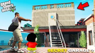 GTA 5 !! SHINCHAN AND FRANKLIN FOUND A NEW SECRET GARGE IN FRANKLIN'S HOUSE IN GTA 5 TAMIL