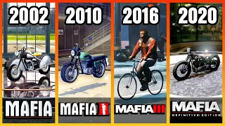 Эволюция мотоциклов в серии игр Mafia (2002-2020)