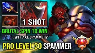 This is Why You Don't Mess with a LEVEL 30 Axe Spammer Insane Spin to Win +40K Damage Dota 2