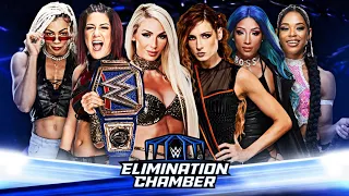 6-WOMAN ELIMINATION CHAMBER | WWE 2K23 | Elimination Chamber Highlights