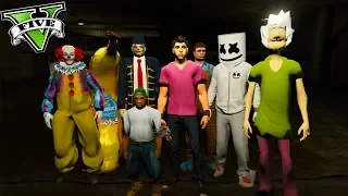 ** ENFRENTO A TODOS MIS ENEMIGOS !! ** (It, Chabelo,Ayuwoki,Shaggy) - GTA V