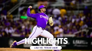 LSU Baseball Claims Series With 6-4 Win Over Texas A&M in Game 2 | Highlights