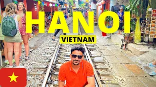 A Day In Hanoi - Vietnam | Hanoi Nightlife | Hanoi Train Street | Vietnam Travel Vlog 2023
