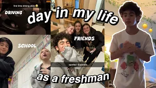 day in my life as a *FRESHMAN* in high school | school vlog, friends, + driving practice