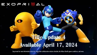 Exoprimal || Title Update 4 | NEW Beta Exosuits + Mega Man Collaboration Trailer