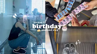 birthday vlog 𓍢ִ໋🎂 ༘ : turning 22, birthday surprises, gift unboxings etc.