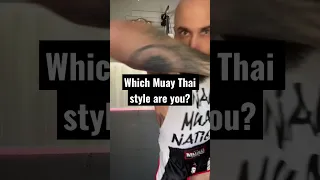 Which Muay Thai fighting style are you choosing? 🥊 #shorts