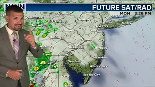 Sunday Weather Update: Muggy; Scattered Showers & T-Storms