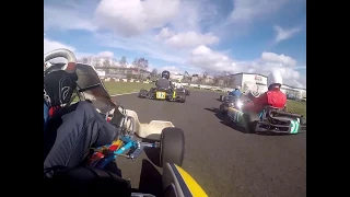 Just made it out for the final | GoPro Onboard Rotax Max 177 | Wombwell Kart Track