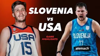 Team USA vs SLOVENIA Full Game highlights FIBA WORLD CUP tune up GAME August 12, 2023