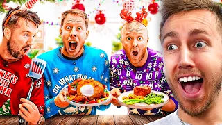MINIMINTER REACTS TO YOUTUBER COOK OFF CHRISTMAS SPECIAL!