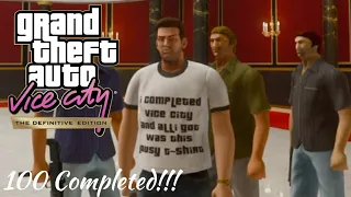 Grand Theft Auto Vice City Definitive Edition - 100% Completed! / All Rewards