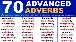 70 Advanced Adverbs in English