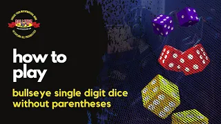 Bullseye Single Digit Dice without Parentheses Instructional Video