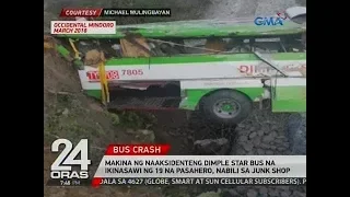 24 Oras: Makina ng naaksidenteng Dimple Star Bus na ikinasawi ng 19 na pasahero, nabili sa junk shop