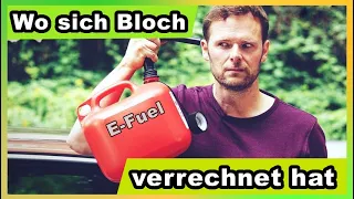 Die gröbsten Fehler von Bloch zu E-Fuels | Energetischer Wahnsinn oder Notwendig?