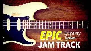 Epic Lydian Mode | Guitar Backing Jam Track (C)