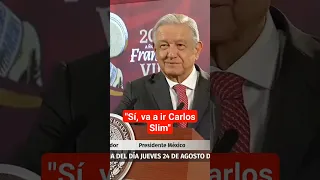 AMLO recorrerá el Tren Maya con Carlos Slim en septiembre