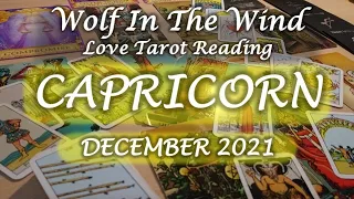 CAPRICORN December 2021 | Back to conquer you? Remember why it didn't work: intuition! | Love Tarot