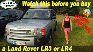 Land Rover basic diagnostic in 5 steps - LR3 - LR4