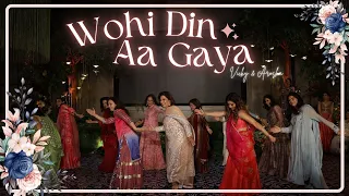 Wohi Din Aa Gaya | Vicky & Arosha's Wedding Dance Performance | Sagan & Ring Ceremony