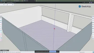 SketchUp Live 1. Починаємо моделювати кімнату.