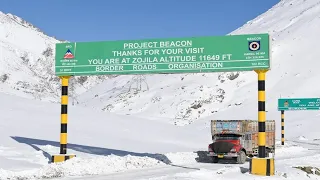 Dangerous Zojila Pass | Kargil | #onhisbike390  | Delhi to Ladakh