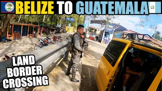 The EASIEST Land Border Crossing! | BELIZE 🇧🇿 to GUATEMALA 🇬🇹