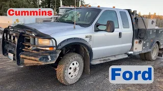 Ford F-350 Dually With A Cummins 12 Valve Conversion Walk Around (Fummins)