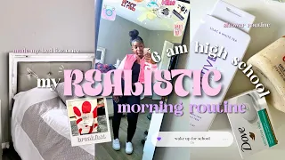 My REALISTIC 6 AM high school Morning Routine |grwm, drive w me, shower routine, chick fil a + more!