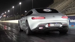 760HP Mercedes-AMG GTS PP-Performance - Flames & 1/4 Mile Drag Racing!