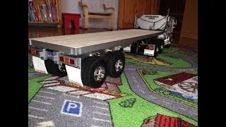 RC TRAIL TAMIYA FLATBED SEMI TRAILER BUILD