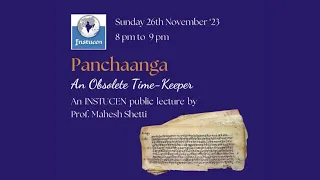 Panchaanga : An Obsolete time keeper