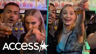 Sophie Turner DANCES at Bar & Takes Shot Days Before Joe Jonas Divorce