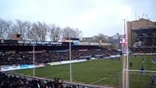 St.Pauli - Schalke ( 2:0 ) vom 10.01.10 - Stadionansicht und Schalker Hymne