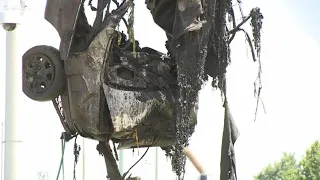 Car recovered from New Orleans canal had been clogging it for more than a decade