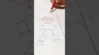 Como Dibujar a Goku Niño Facil y Rapido #arte #dibujo #tutorial #goku