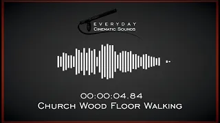 Footsteps Walking Church Wood Floor  | HQ Sound Effects