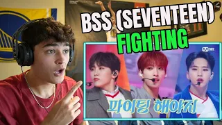 BSS (SEVENTEEN) - Fighting (Feat. Lee Young Ji) Comeback Stage | REACTION!
