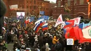 Moscow rally in support of Putin