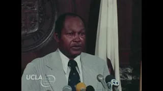 KTLA News: "Mayor Tom Bradley discusses additional revenue sources for Los Angeles" (1978)