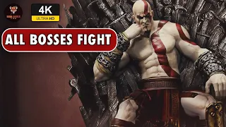 GOD OF WAR 3 REMASTERED ALL BOSS FIGHTS GAMEPLAY 4K