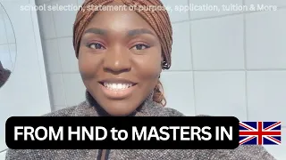 HND to Masters: Everything you need to know about getting in!😎#internationalstudents #masters