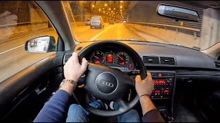 2003 Audi A4 B6 [2.5 V6 TDI 180HP] | POV Test Drive #1023 Joe Black