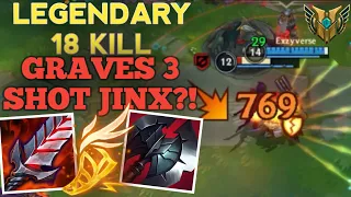 This is what happened when you feed Graves | Build and runes | Graves jungle gameplay | Wild rift